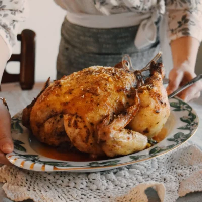 Chicken Breast With Whiskey And Oregano