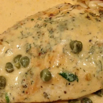 Chicken Breasts In Caper Cream Sauce