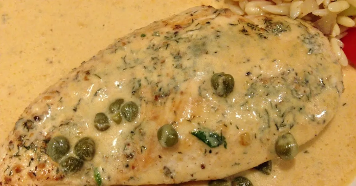 Chicken Breasts In Caper Cream Sauce