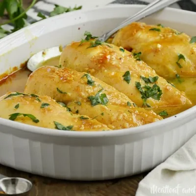 Chicken Breasts In Curry Honey Mustard Sauce