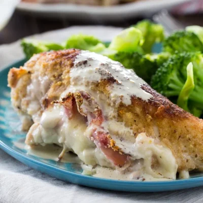 Chicken Breasts Stuffed With Ham And Cheese