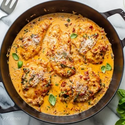 Chicken Breasts With Sun-Dried Tomato Sauce