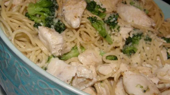 Chicken, Broccoli & Angel Hair Pasta