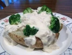 Chicken Broccoli Dinner In A Tater