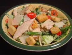 Chicken Caesar Salad With Asparagus