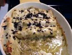 Chicken Chile Verde Enchiladas