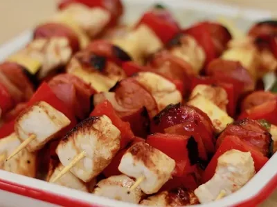 Chicken &Amp; Chorizo Skewers