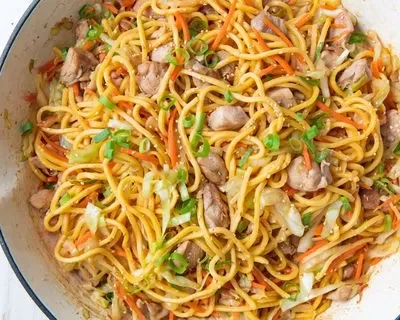 Chicken Chow Mein With Noodles