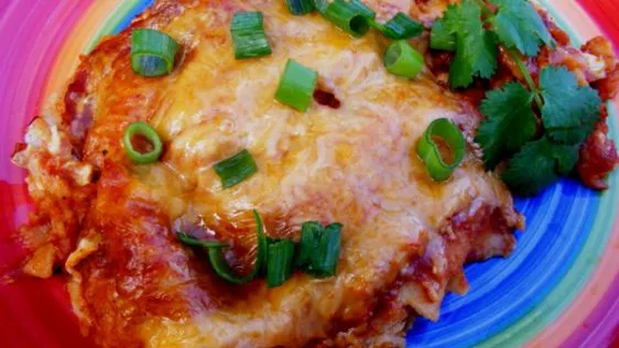 Chicken Cream Cheese Enchiladas