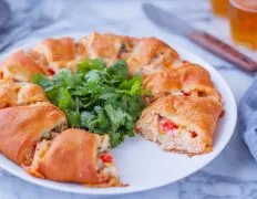 Chicken Crescent Wreath