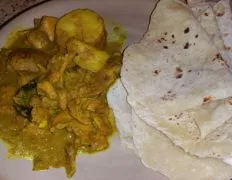 Chicken Curry And Roti