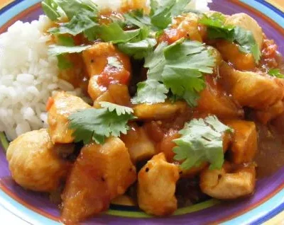 Chicken Curry With Mango Chutney