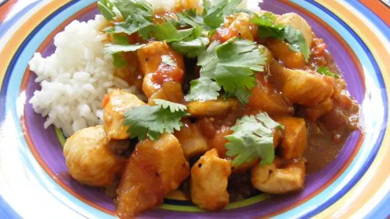 Chicken Curry With Mango Chutney