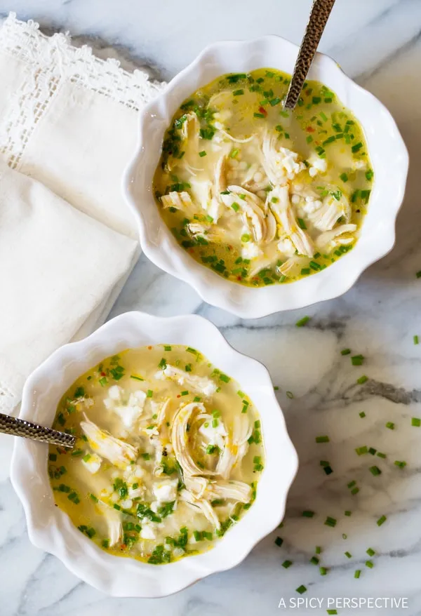 Chicken Feta Soup