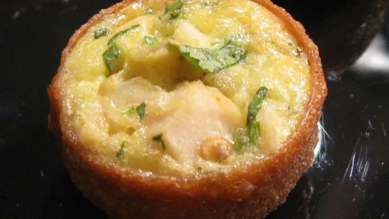 Chicken, Green Chilies & Cheese Cups