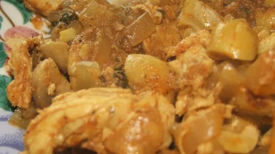 Chicken In A Cashew Nut Sauce