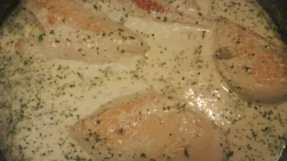 Chicken In Garlic White Wine Cream Sauce