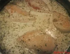 Chicken In Garlic White Wine Cream Sauce