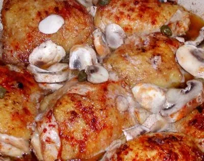 Chicken In Lemon Caper Butter