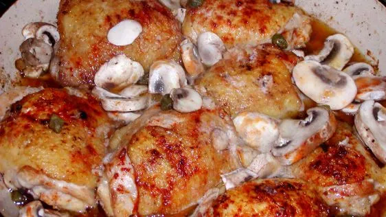 Chicken In Lemon Caper Butter