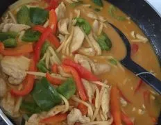 Chicken In Red Curry With Bamboo Shoots