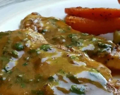 Chicken In White Wine Sauce