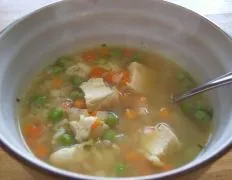 Chicken Lemon Soup W/Rice And Vegetables