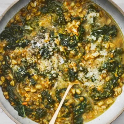 Chicken Lentil Soup With Kale