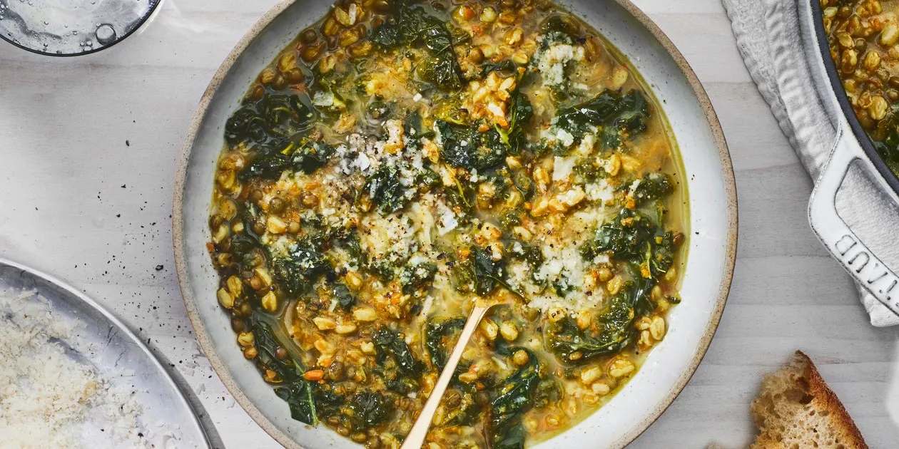 Chicken Lentil Soup With Kale