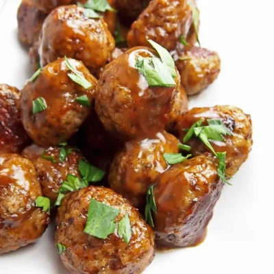 Chicken Marsala Meatballs