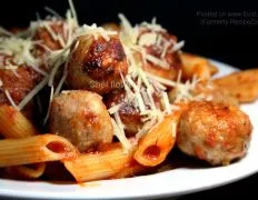 Chicken Meatballs For Spaghetti And