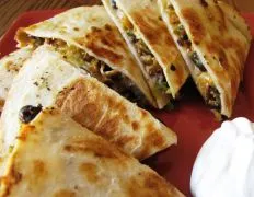 Chicken Mushroom Quesadilla