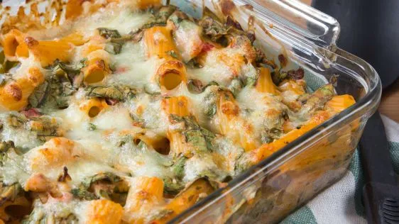 Chicken N Spinach Pasta Bake