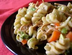 Chicken Pasta With Curry Dressing