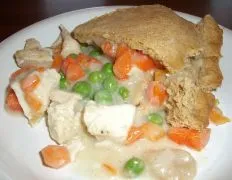 Chicken Pot Pie With Biscuit Crust