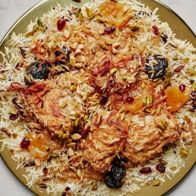 Chicken Pulao With Lemon And Onion