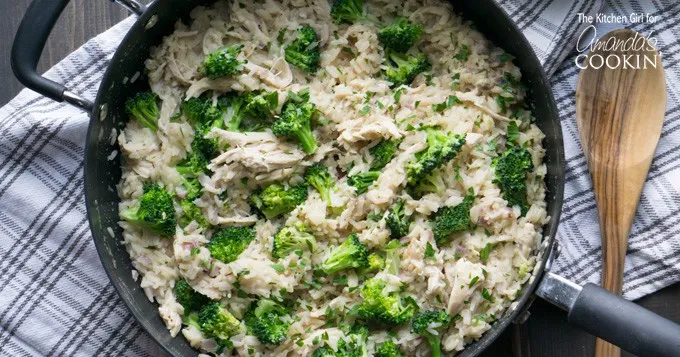 Chicken, Rice, And Broccoli Skillet