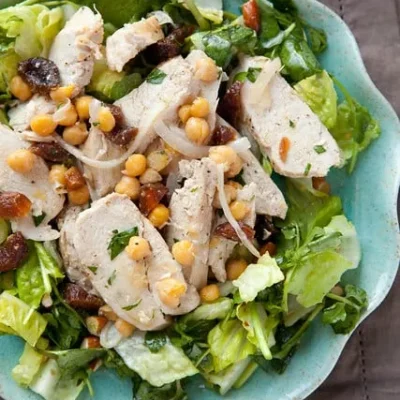 Chicken Salad With Apricots And Chickpeas