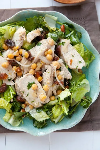 Chicken Salad With Apricots And Chickpeas