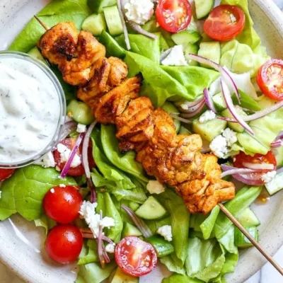 Chicken Shawarma Kebab Salad