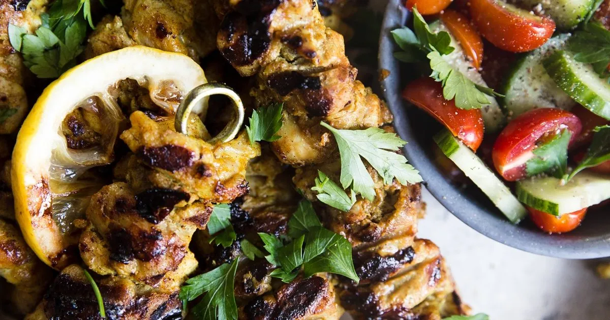 Chicken Shawarma Kebab Salad