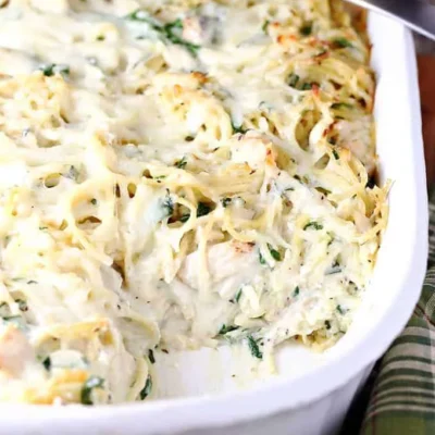 Chicken &Amp; Spinach Pasta Casserole