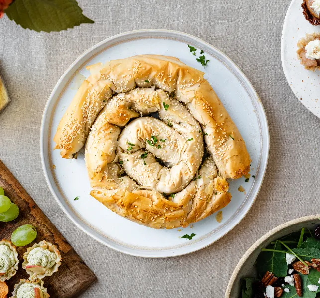 Chicken Spinach Strudel