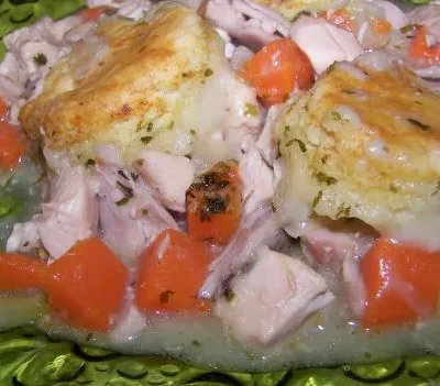 Chicken Stew With Biscuits