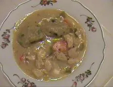 Chicken Stew With Onion Dumplings