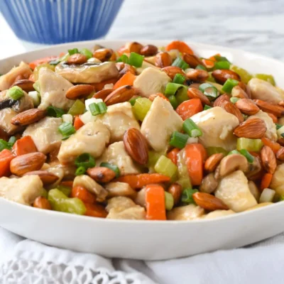 Chicken Stir Fried Almond Chicken