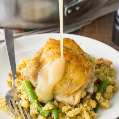 Chicken &Amp; Stuffing Skillet