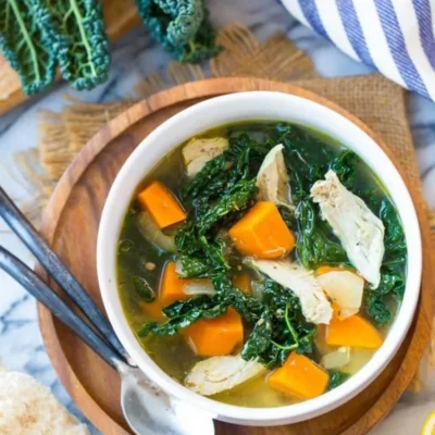 Chicken Sweet Potato And Kale Soup