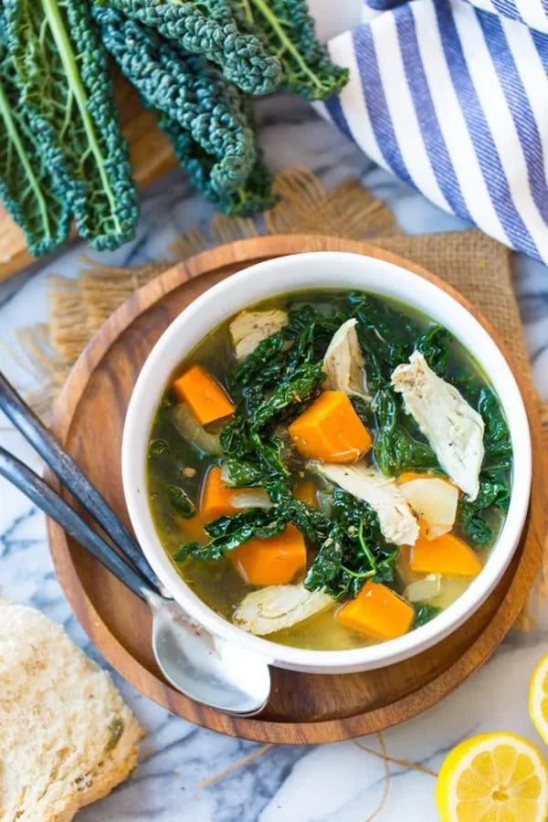 Chicken Sweet Potato And Kale Soup