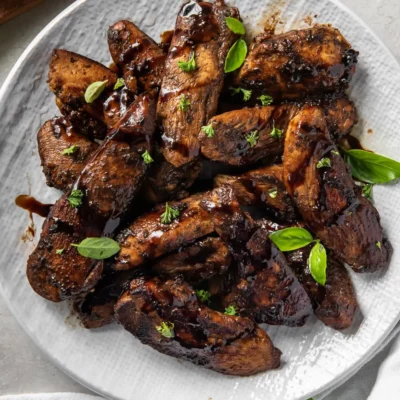 Chicken Tenders With Balsamic Vinegar Glaze